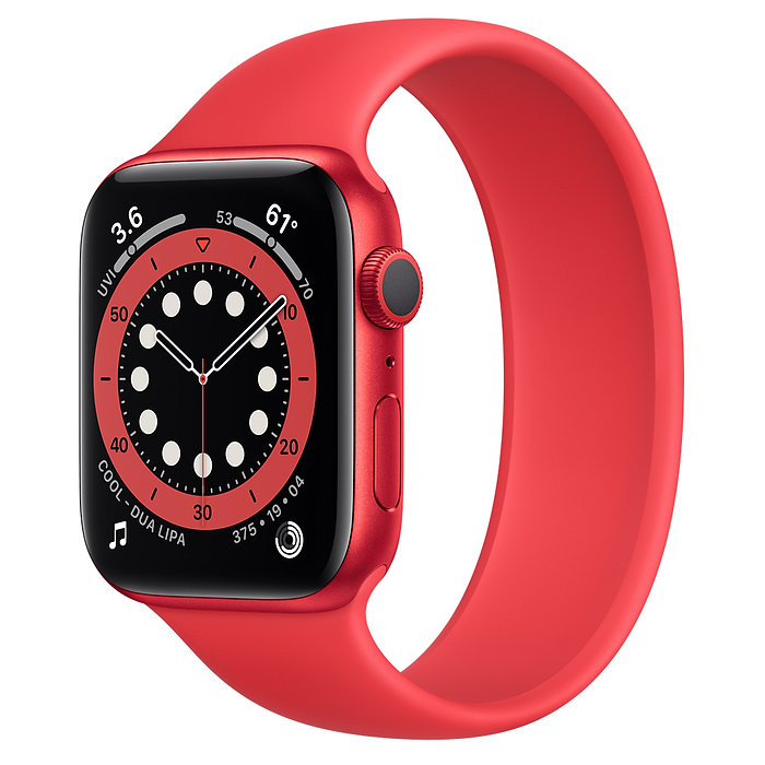 Apple Watch Series 6 44mm (PRODUCT)RED Aluminum Case with (PRODUCT)RED Solo Loop
