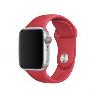 Оригінальний ремінець для Apple Watch 38/40/41mm (PRODUCT) RED Sport Band (MLD82/MU9M2)
