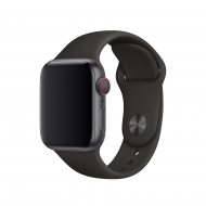 Оригінальний ремінець для Apple Watch 38/40/41mm Black Sport Band (MJ4F2)