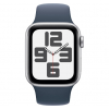 Apple Watch Series SE 2 40mm Silver with Storm Blue Sport Band (S/M) (MRE13) 2023