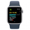 Apple Watch Series SE 2 40mm Silver with Denim Sport Band (S/M) (MXEC3) 2024