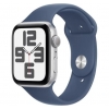Apple Watch Series SE 2 40mm Silver with Denim Sport Band (S/M) (MXEC3) 2024
