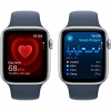 Apple Watch Series SE 2 44mm Silver with Storm Blue Sport Band (M/L) (MREE3) 2023