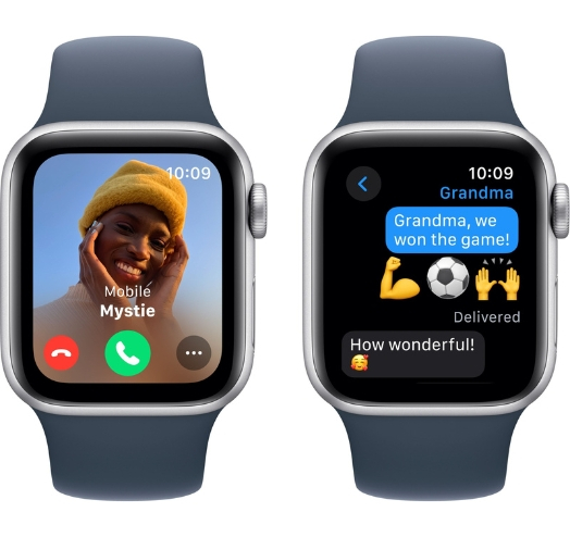 Apple Watch Series SE 2 40mm Silver with Denim Sport Band (S/M) (MXEC3) 2024