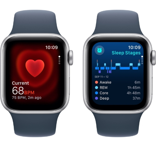 Apple Watch Series SE 2 40mm Silver with Denim Sport Band (S/M) (MXEC3) 2024