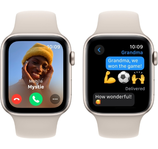 Apple Watch Series SE 2 44mm Starlight with Starlight Sport Band (S/M) (MRE43) 2023