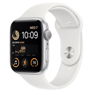 Apple Watch Series SE 2 40mm Silver with White Sport Band (MNJV3)