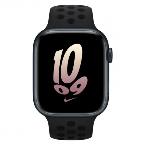 Apple Watch Series 8 41mm Midnight Aluminum Case with Midnight Nike Sport Band (MPGN3)