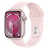 Apple Watch Series 9 45mm Pink Aluminium Case with Light Pink Sport Band - M/L (MR9H3)
