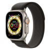 Apple Watch Ultra 49mm GPS + LTE Titanium Case with Black/Gray Trail Loop - M/L (MQFX3)