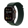 Apple Watch Ultra 2 GPS + LTE 49mm Black Titanium Case with Dark Green Alpine Loop - Medium (MX4R3) 2024
