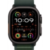Apple Watch Ultra 2 GPS + LTE 49mm Black Titanium Case with Dark Green Alpine Loop - Medium (MX4R3) 2024
