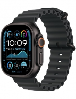 Apple Watch Ultra 2 GPS + LTE 49mm Black Titanium Case with Black Ocean Band (MX4P3) 2024 Apple Watch Ultra 2 GPS + LTE 49mm Black Titanium Case with Black Ocean Band (MX4P3) 2024