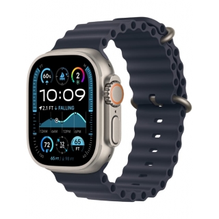 Apple Watch Ultra 2 GPS + LTE 49mm Titanium Case with Navy Ocean Band (MX4D3) 2024