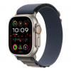 Apple Watch Ultra 2 GPS + LTE 49mm Titanium Case with Blue Alpine Loop - Small (MREK3) 2023