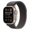 Apple Watch Ultra 2 GPS + LTE 49mm Titanium Case with Blue/Black Trail Loop - M/L (MRF63) 2023