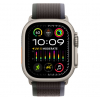 Apple Watch Ultra 2 GPS + LTE 49mm Titanium Case with Blue/Black Trail Loop - M/L (MRF63) 2023