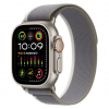 Apple Watch Ultra 2 GPS + LTE 49mm Titanium Case with Green/Grey Trail Loop - M/L (MRF43) 2023
