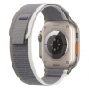 Apple Watch Ultra 2 GPS + LTE 49mm Titanium Case with Green/Grey Trail Loop - M/L (MRF43) 2023