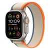 Apple Watch Ultra 2 GPS + LTE 49mm Titanium Case with Orange/Beige Trail Loop - S/M (MRF13) 2023