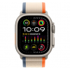 Apple Watch Ultra 2 GPS + LTE 49mm Titanium Case with Orange/Beige Trail Loop - S/M (MRF13) 2023