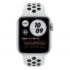 Apple Watch Series SE 44mm Silver Aluminium Case with Pure Platinum Black Nike Sport Band (MYYH2)