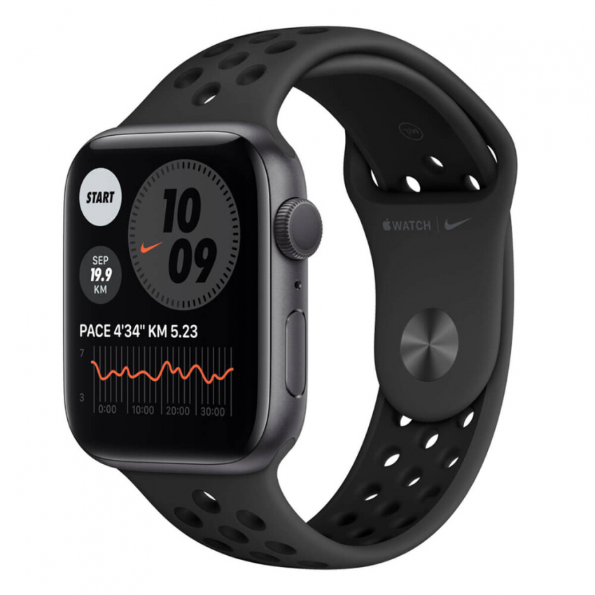 Apple Watch Series SE 44mm Space Grey Aluminium Case with Anthracite Black Nike Sport Band (MYYK2)