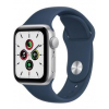 Apple Watch Series SE 40mm Silver with Abyss Blue Sport Band (MKNY3)