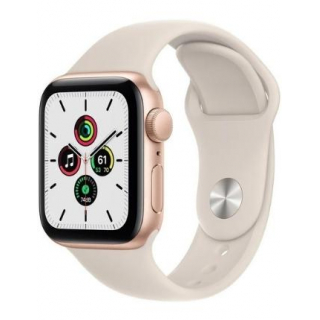 Б/У Apple Watch Series SE 40mm Gold with Starlight Sport Band (MKQ03)