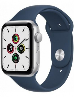 Apple Watch Series SE 44mm Silver with Abyss Blue Sport Band