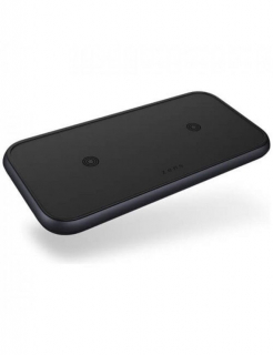 Бездротова зарядка Zens Dual Aluminium Wireless Charger Black with USB-C 30W